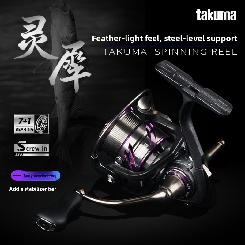 Ice Fishing Line - De TakumaLingxi is een lichtgewicht, lange-afstandsspoel